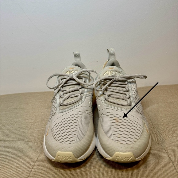Nike Air Max 270 Light Bone Sesame Women Beige Sneakers US 8.5 DX8951-001 - Picture 7 of 7